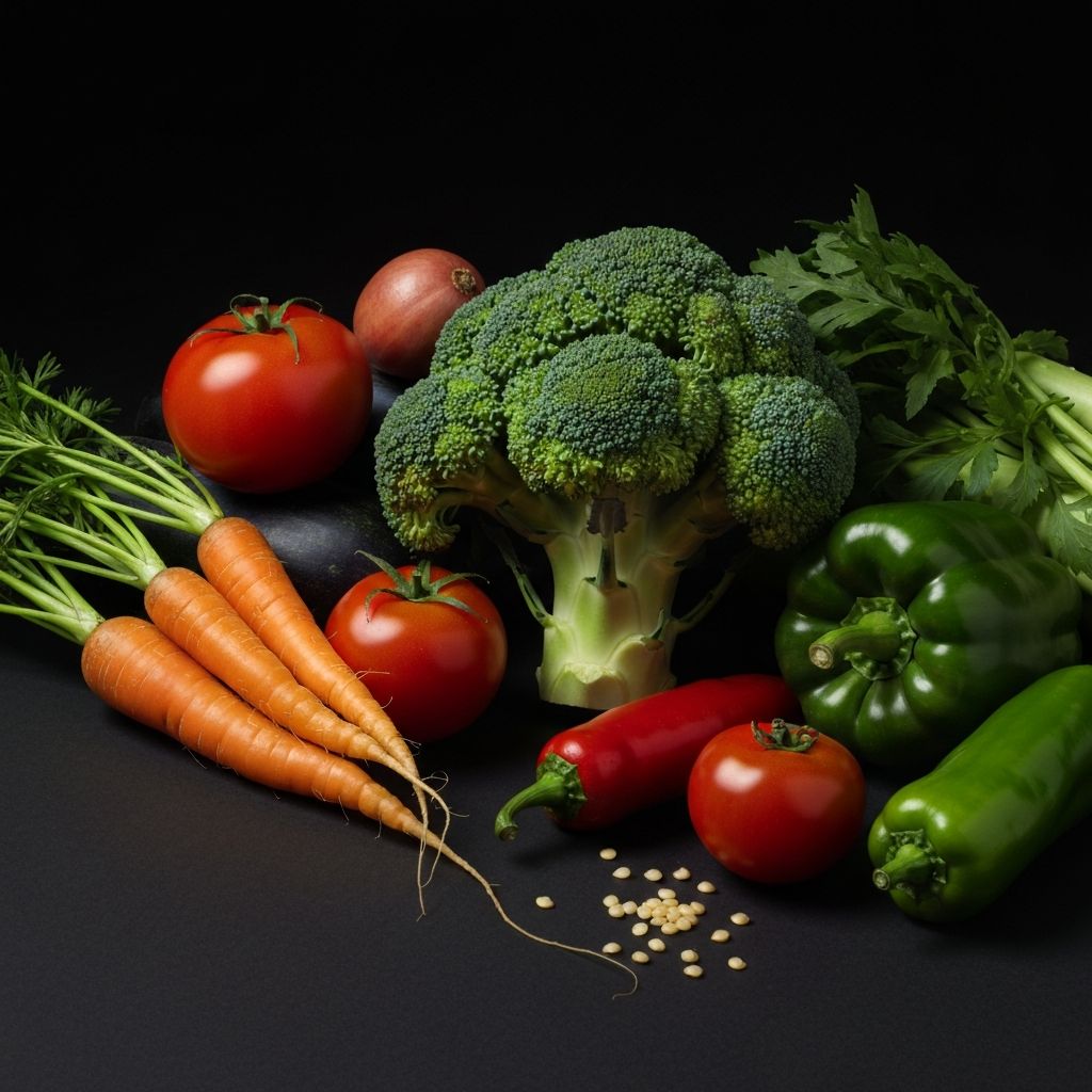 Frisches Gemüse und Obst