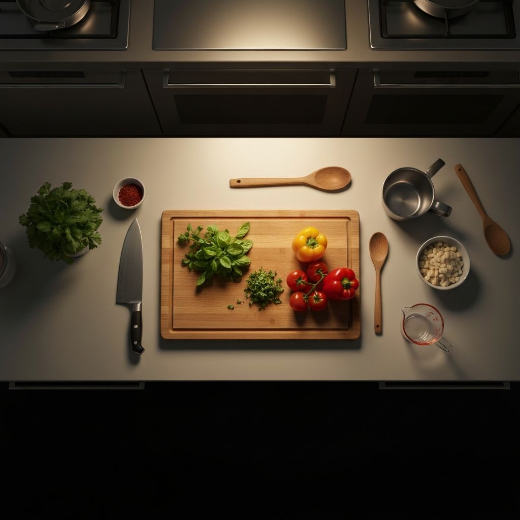 Zubereitung gesunder Speisen